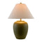 Modern European furniture - Ceramic Beige Linen Table Lamp - www.oroa.com