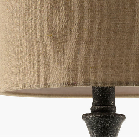 Modern European furniture - Linen Drum Shade Table Lamp - www.oroa.com