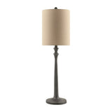 Modern European furniture - Linen Drum Shade Table Lamp - www.oroa.com