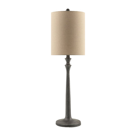 Modern European furniture - Linen Drum Shade Table Lamp - www.oroa.com