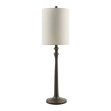 Modern European furniture - Linen Drum Shade Table Lamp - www.oroa.com