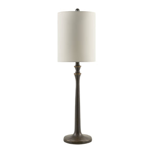   Linen Drum Shade Table Lamp | Oroa.com