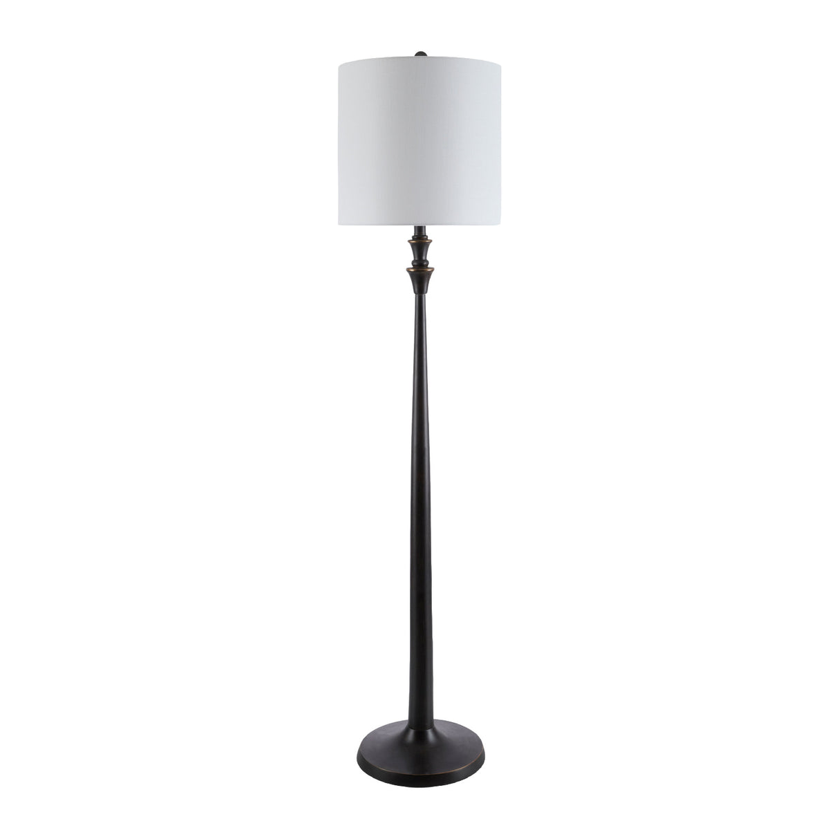   Linen Drum Shade Floor Lamp | Oroa.com