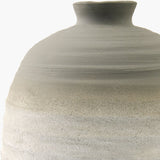 Modern furniture - Gray Glazed Ceramic Vase - www.oroa.com