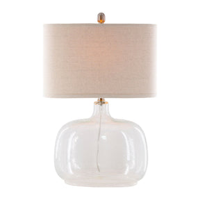 Modern European furniture - Clear Glass Table Lamp - www.oroa.com