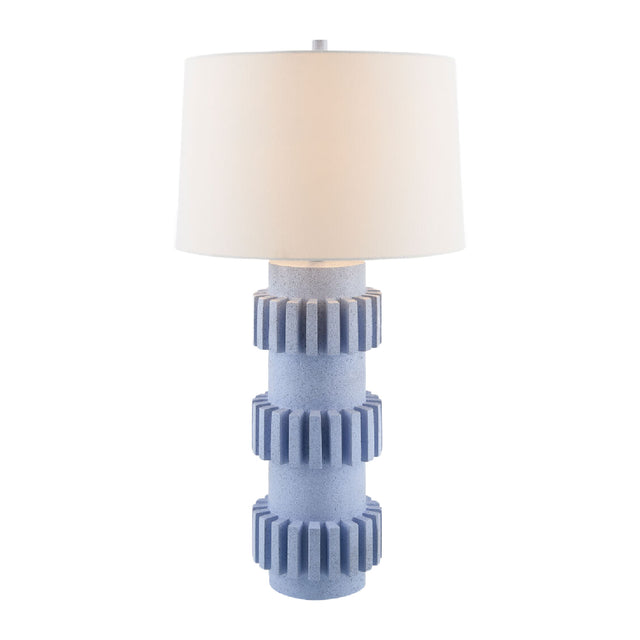 Modern Carved Accent Table Lamp | Kuda Home Bute | Oroa.com