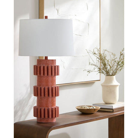 Modern European furniture - Modern Carved Accent Table Lamp - www.oroa.com
