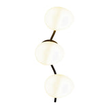 Modern European furniture - 3-Light White Glass Wall Lamp - www.oroa.com