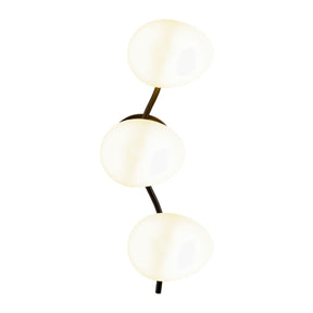 Modern European furniture - 3-Light White Glass Wall Lamp - www.oroa.com