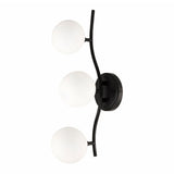 Modern European furniture - 3-Light White Glass Wall Lamp - www.oroa.com