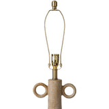 Modern European furniture - Beige Ceramic Accent Table Lamp - www.oroa.com