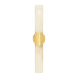 Modern European furniture - White Stone Tube Wall Lamp - www.oroa.com