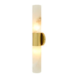 Modern European furniture - White Stone Tube Wall Lamp - www.oroa.com