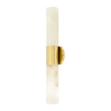 Modern European furniture - White Stone Tube Wall Lamp - www.oroa.com