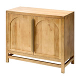 Modern furniture - Mango Wood 2-Door Cabinet - www.oroa.com