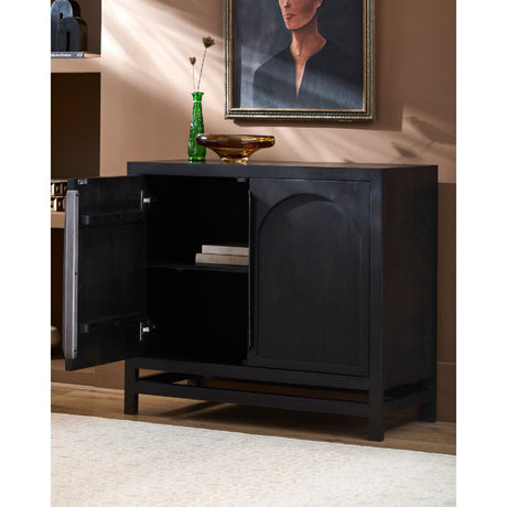 Modern furniture - Mango Wood 2-Door Cabinet - www.oroa.com