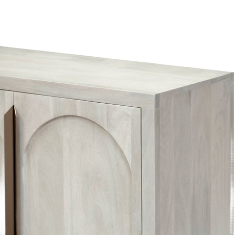 Modern furniture - Mango Wood 2-Door Cabinet - www.oroa.com