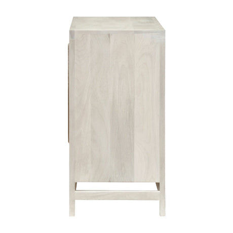 Modern furniture - Mango Wood 2-Door Cabinet - www.oroa.com