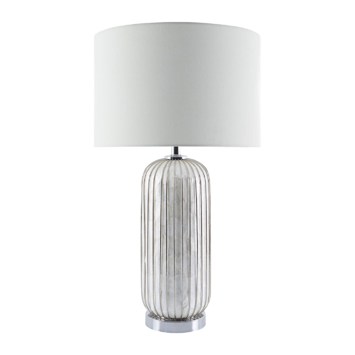  Modern European furniture - White Shell Accent Table Lamp - www.oroa.com | Oroa.com