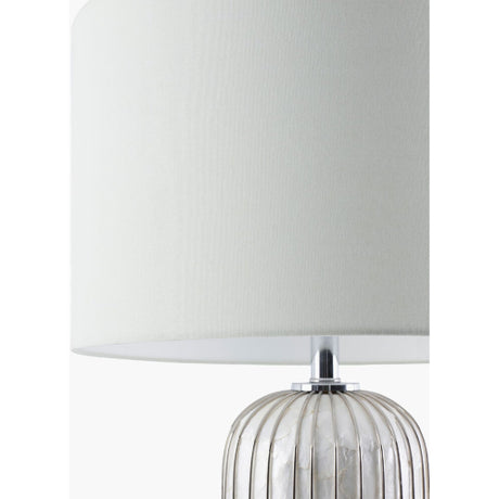 Modern European furniture - White Shell Accent Table Lamp - www.oroa.com