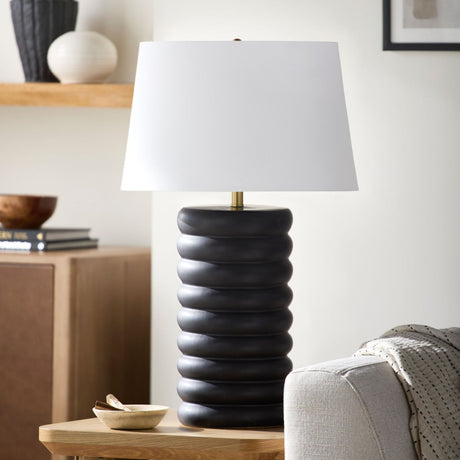 Modern European furniture - Glazed Ceramic Table Lamp - www.oroa.com
