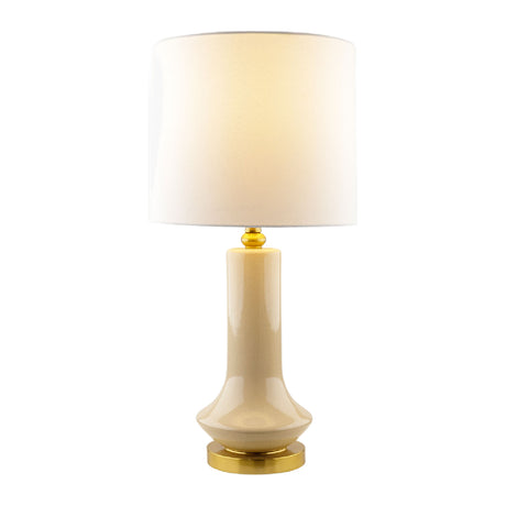   Distressed Cream Ceramic Table Lamp | Oroa.com