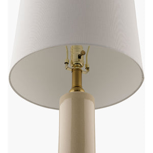   Distressed Cream Ceramic Table Lamp | Oroa.com