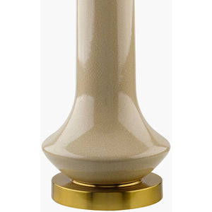   Distressed Cream Ceramic Table Lamp | Oroa.com