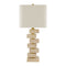 Modern European furniture - Organic Marble Stacked Table Lamp - www.oroa.com