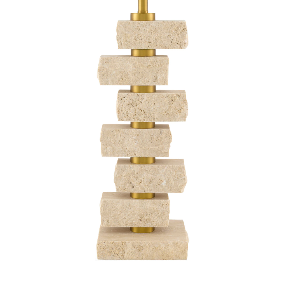   Organic Marble Stacked Table Lamp | Oroa.com