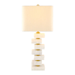  Organic Marble Stacked Table Lamp | Oroa.com
