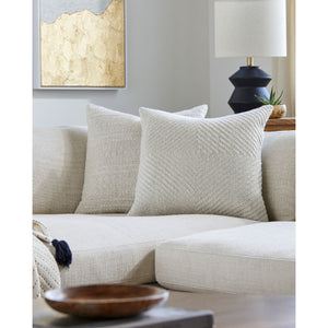   Modern European furniture - Beige Woven Yarn Pillow - www.oroa.com | Oroa.com