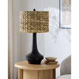 Modern European furniture - Braided Shade Accent Table Lamp - www.oroa.com