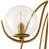 Modern European furniture - Clear Glass Orbs 9-Light Chandelier - www.oroa.com