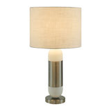 Modern European furniture - Silver Wrapped Marble Table Lamp - www.oroa.com
