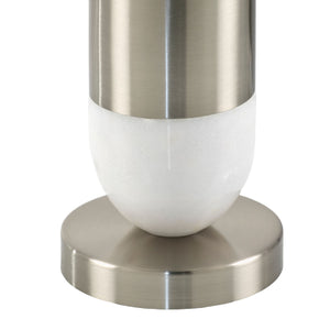   Silver Wrapped Marble Table Lamp | Oroa.com
