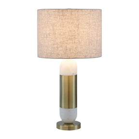 Modern European furniture - Gold Wrapped Marble Table Lamp - www.oroa.com