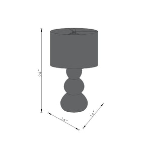   Modern European furniture - White Linen Modern Table Lamp - www.oroa.com | Oroa.com