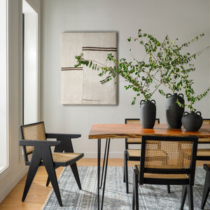   Matte Black Ceramic Vase Set (3) | Oroa.com