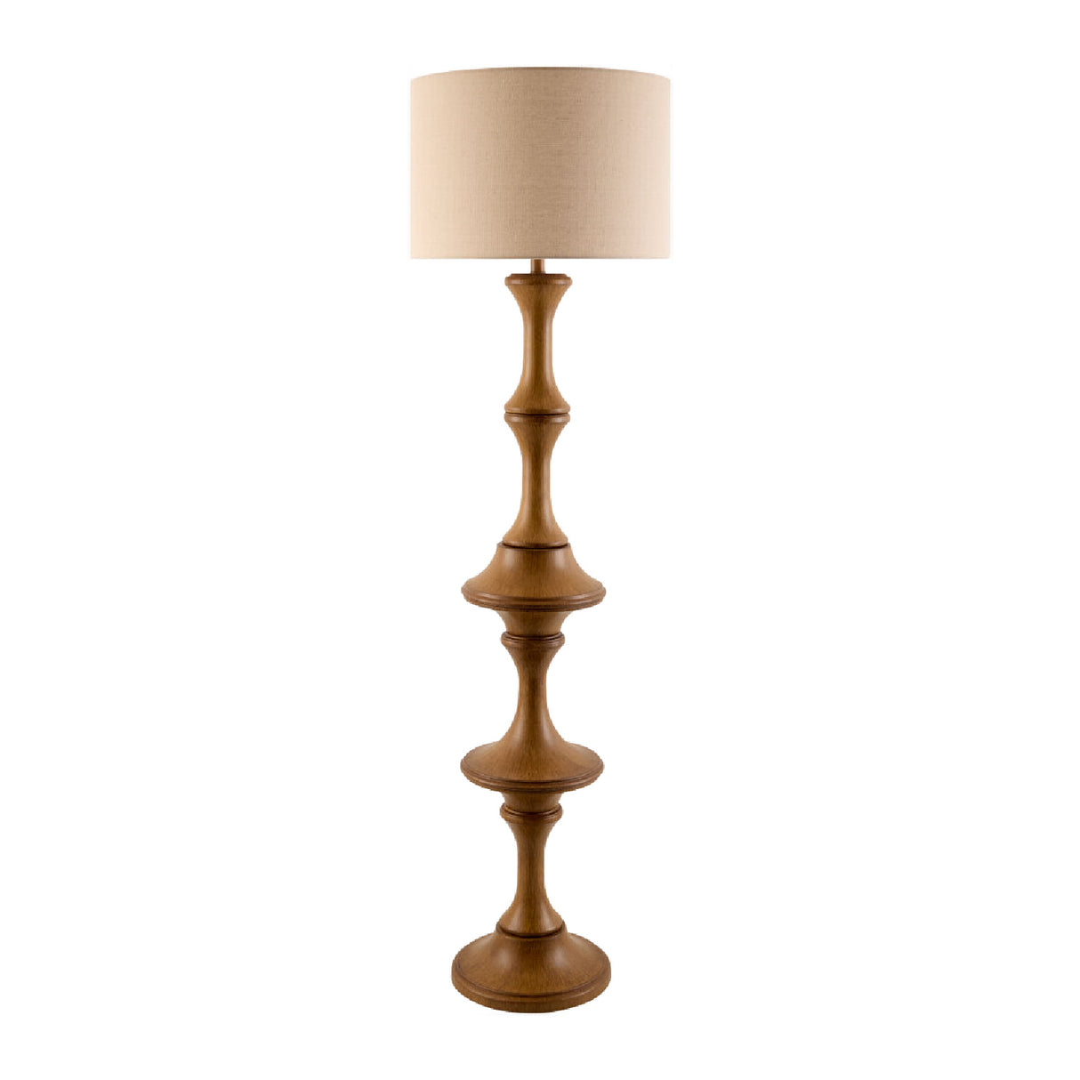   Brown Steel Accent Floor Lamp | Oroa.com