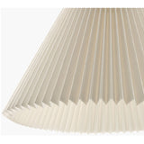 Modern European furniture - White Pleated Shade Wall Lamp - www.oroa.com