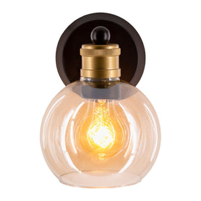 Modern European furniture - Round Champagne Glass Wall Lamp - www.oroa.com