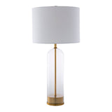 Modern European furniture - Clear Glass Body Table Lamp - www.oroa.com