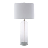 Modern European furniture - Clear Glass Body Table Lamp - www.oroa.com