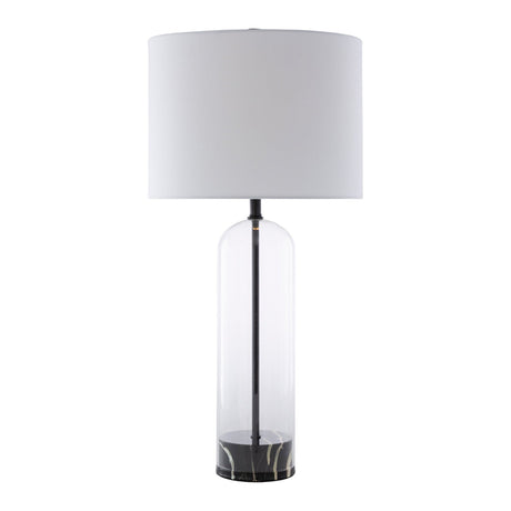Modern European furniture - Clear Glass Body Table Lamp - www.oroa.com