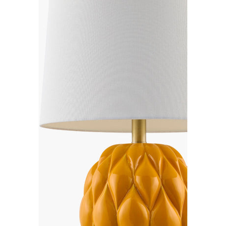 Modern European furniture - Reliefed Ceramic Accent Table Lamp - www.oroa.com