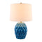 Modern European furniture - Reliefed Ceramic Accent Table Lamp - www.oroa.com