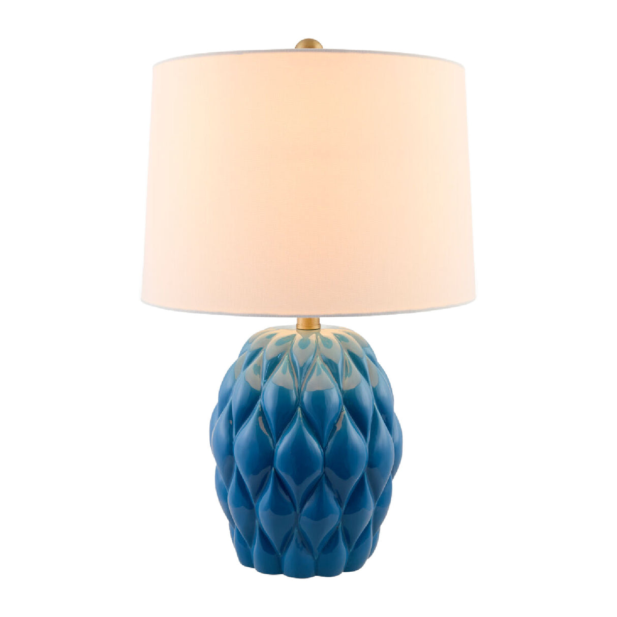  Reliefed Ceramic Accent Table Lamp | Oroa.com
