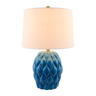 Modern European furniture - Reliefed Ceramic Accent Table Lamp - www.oroa.com