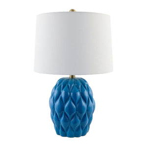   Reliefed Ceramic Accent Table Lamp | Oroa.com